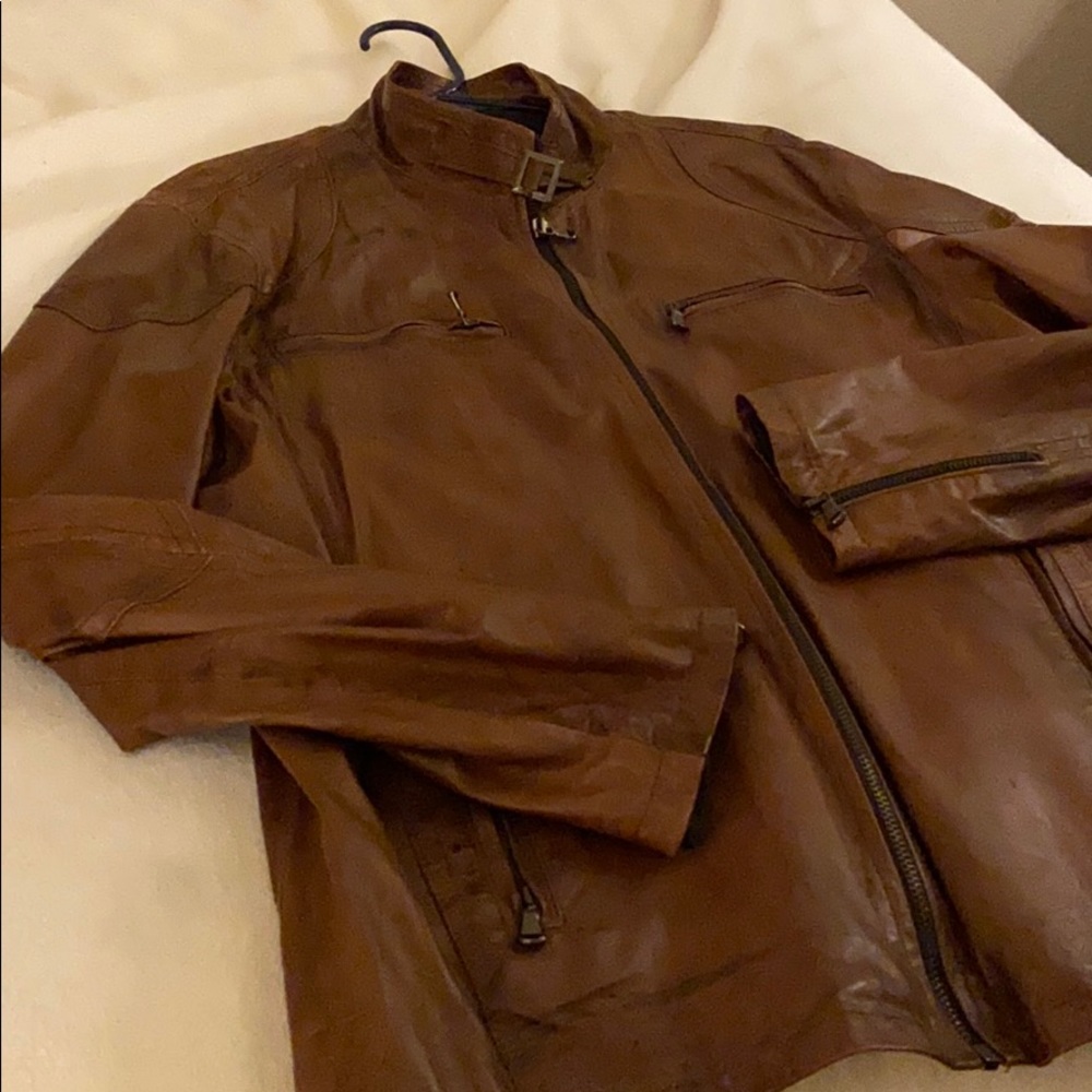 Authentic Italian Leather Jacket - Bought in Italy
